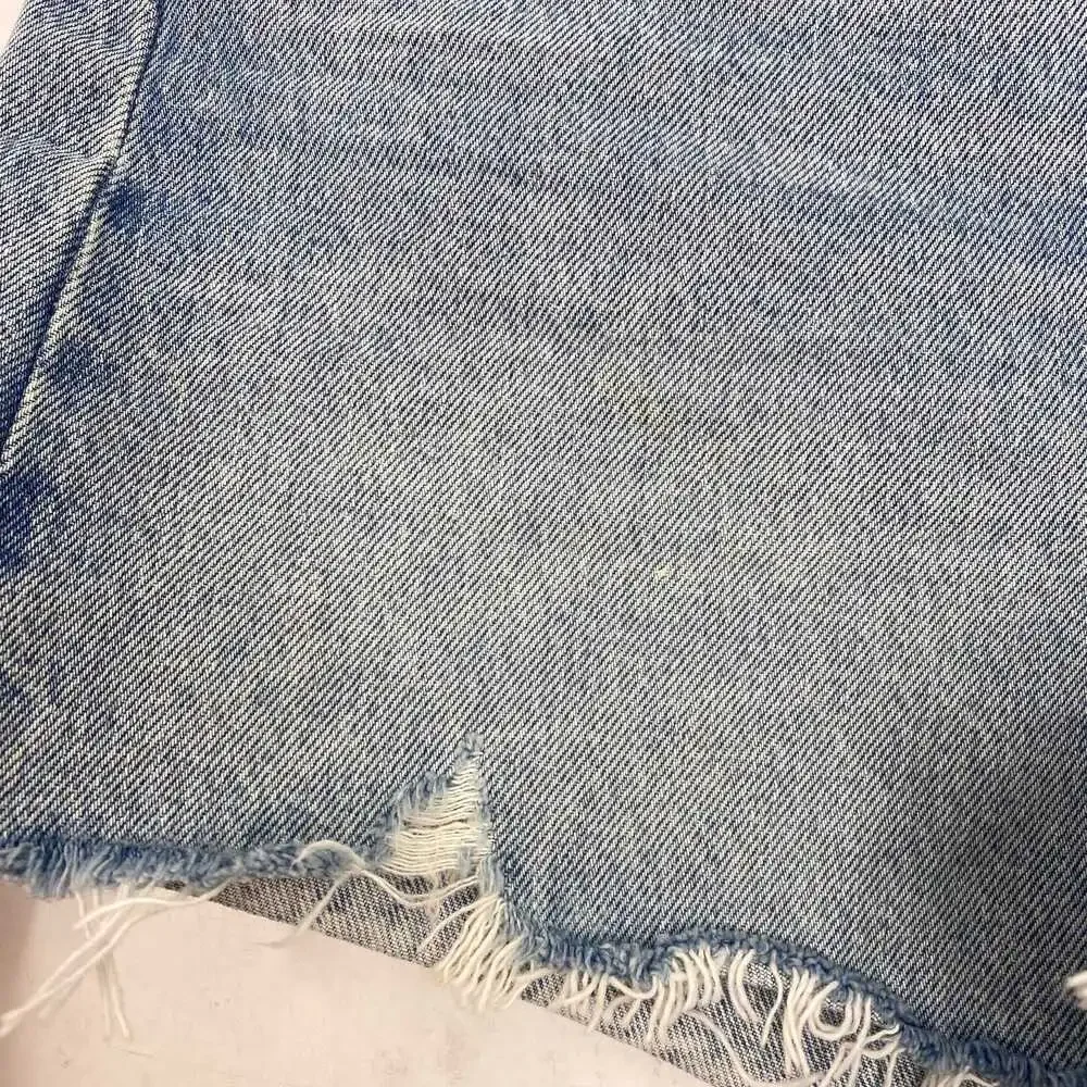 Agolde Blue Parker Long Denim Shorts | Women’s Size 32 Regular